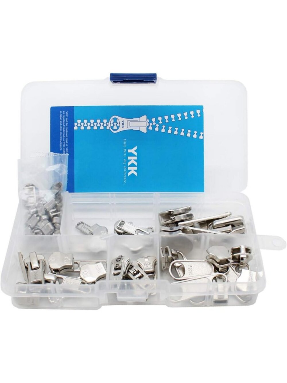 Zipper Repair Kit with Metal Sliders & Storage Container - Assorted Sizes #3